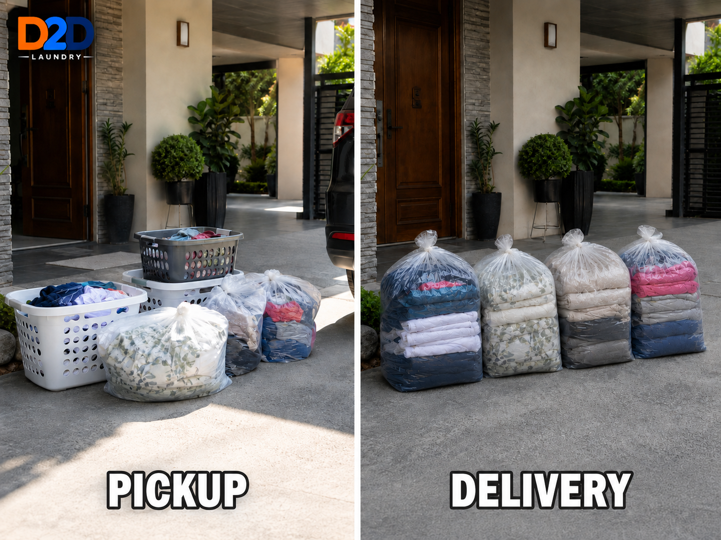 Door 2 Door Laundry pickup and delivery service